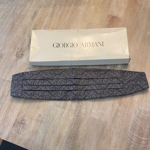 Vintage Giorgio Armani Cummerbund Paisley